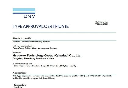 �����׼������������������ȣ���������ѹ��ˮϵͳ��DNV�����徲��֤!